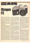 Olympus FTL manual. Camera Instructions.